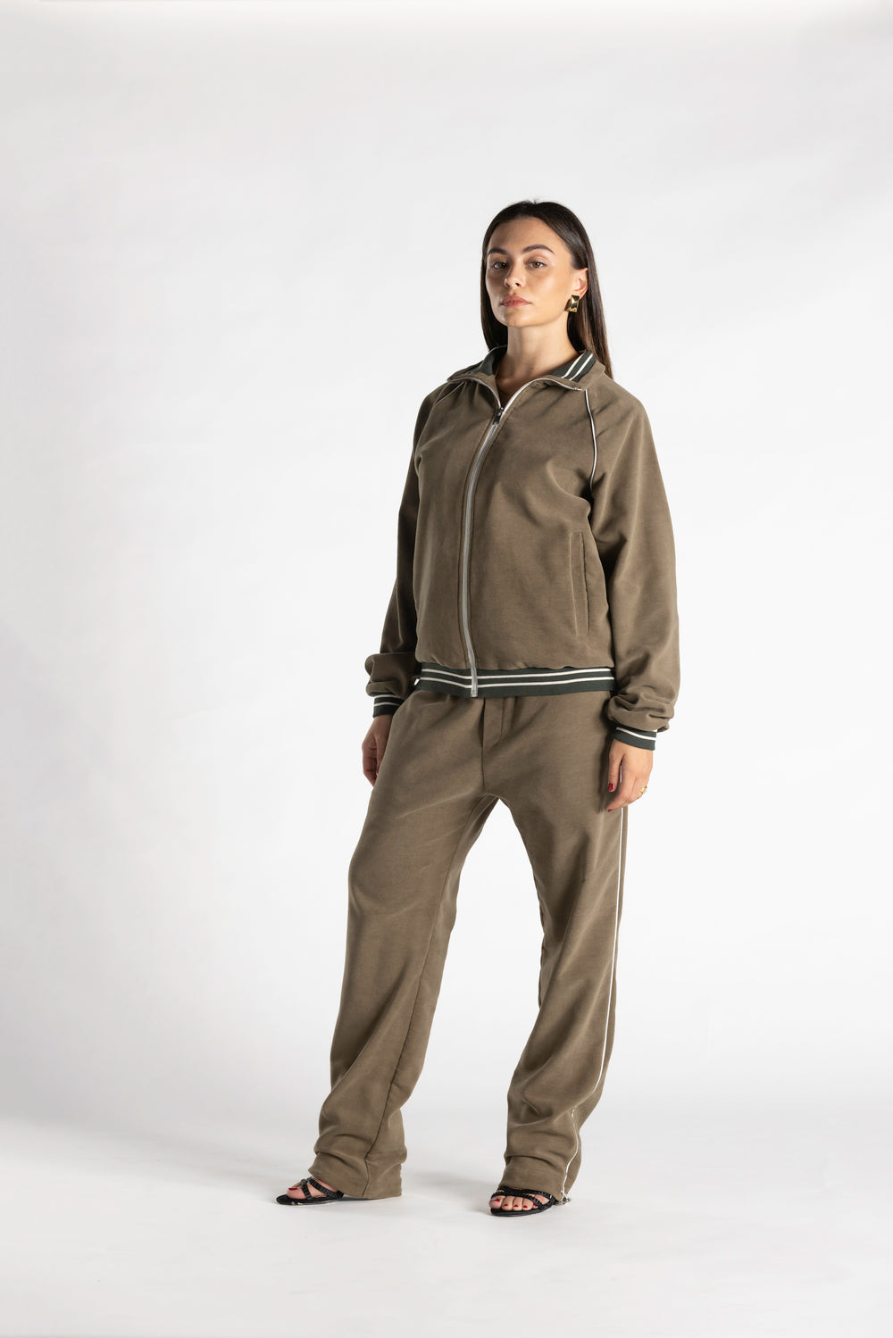 Pantalone Austin in Fustagno Stretch kaki