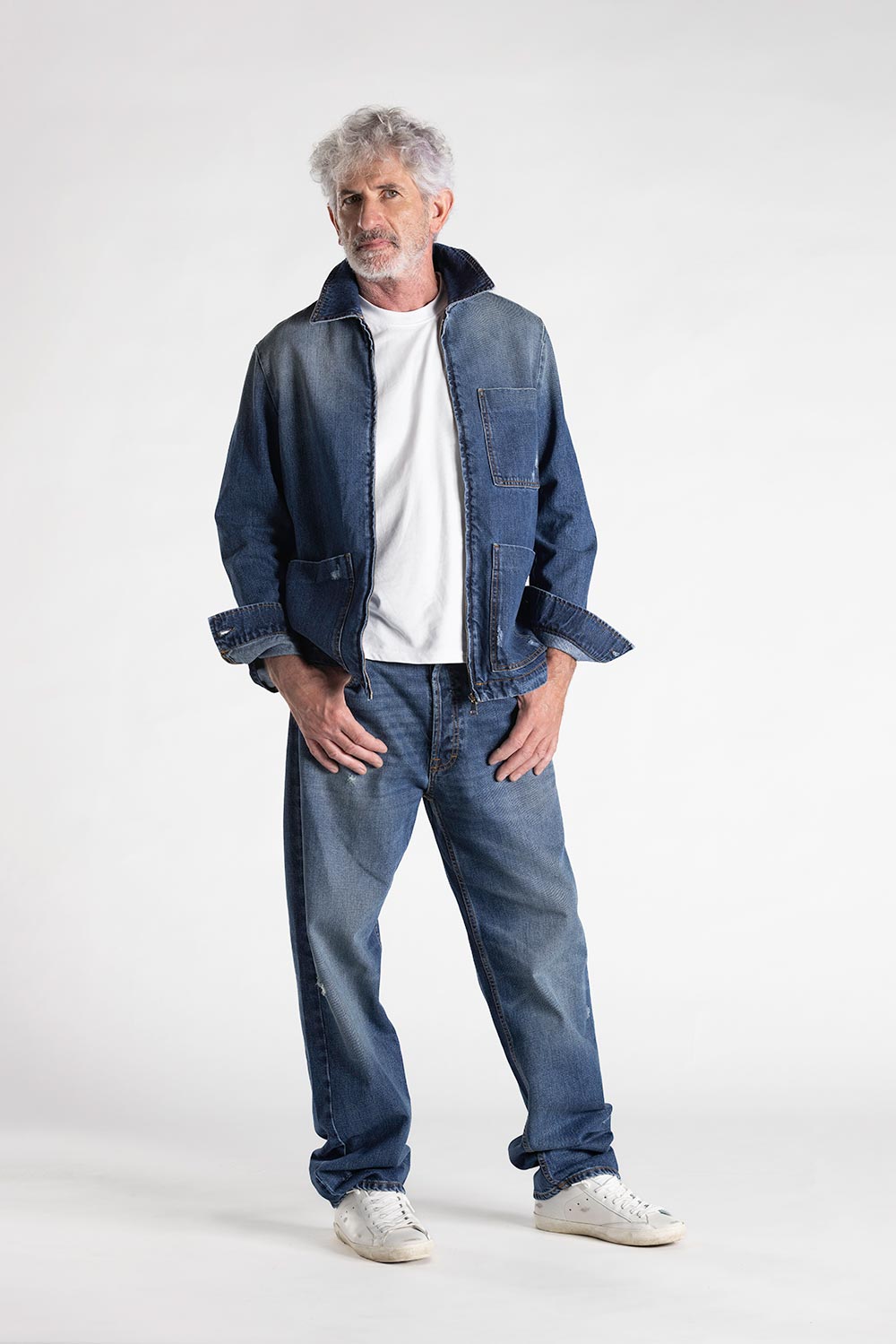 Giacca Atene denim 100% cotone