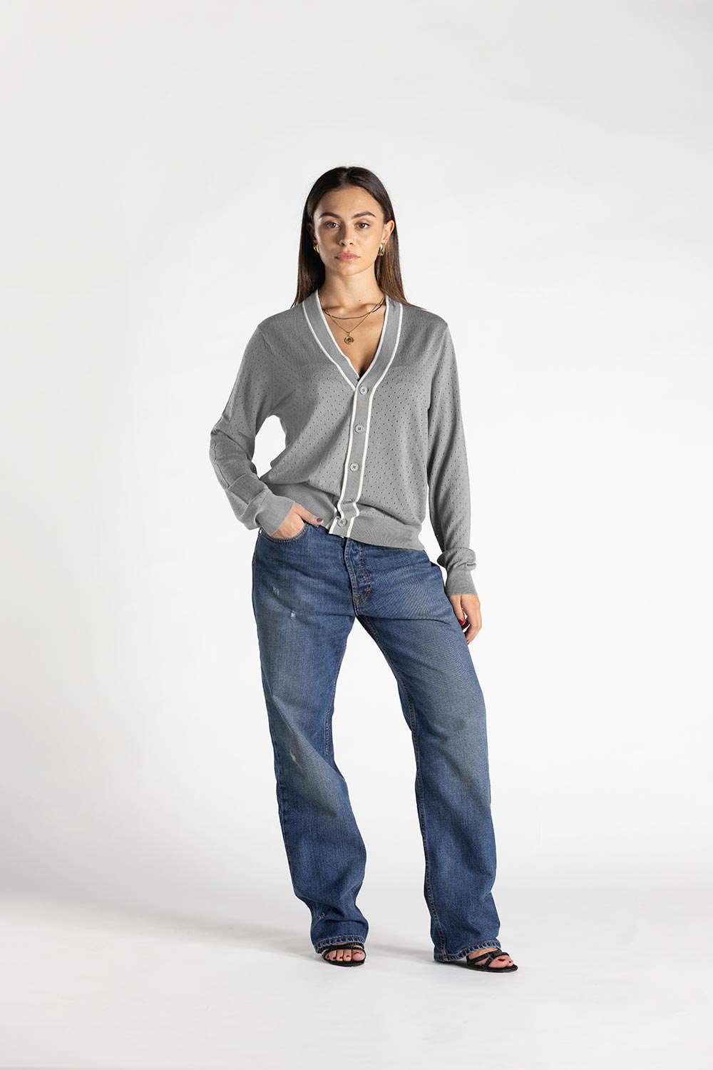 Maglione Atlantic 85% Seta 15% Cashmere