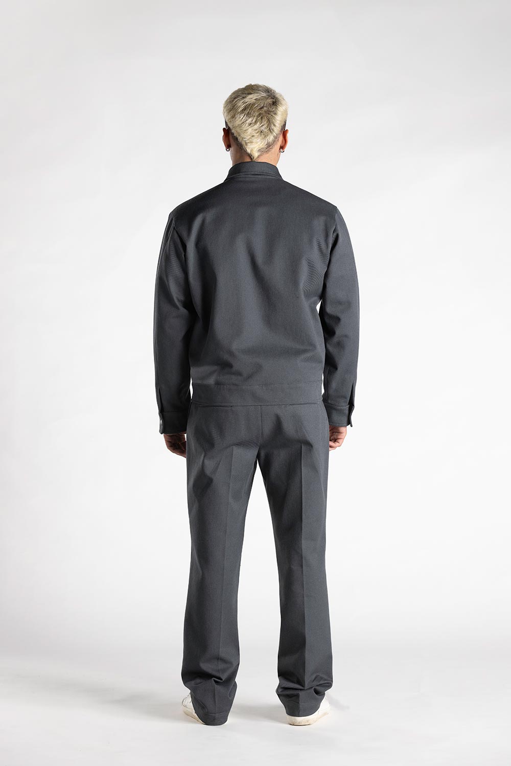 Giacca Amburgo Drill 100% Cotone Grigio