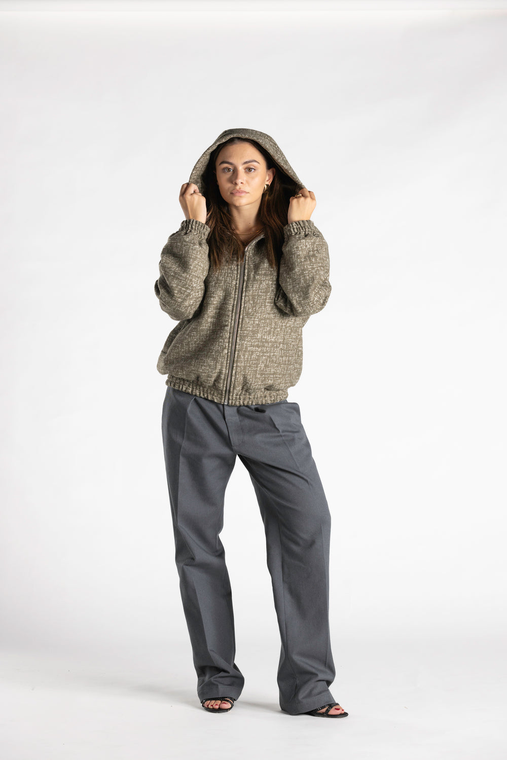 Piumino Antigua con cappuccio