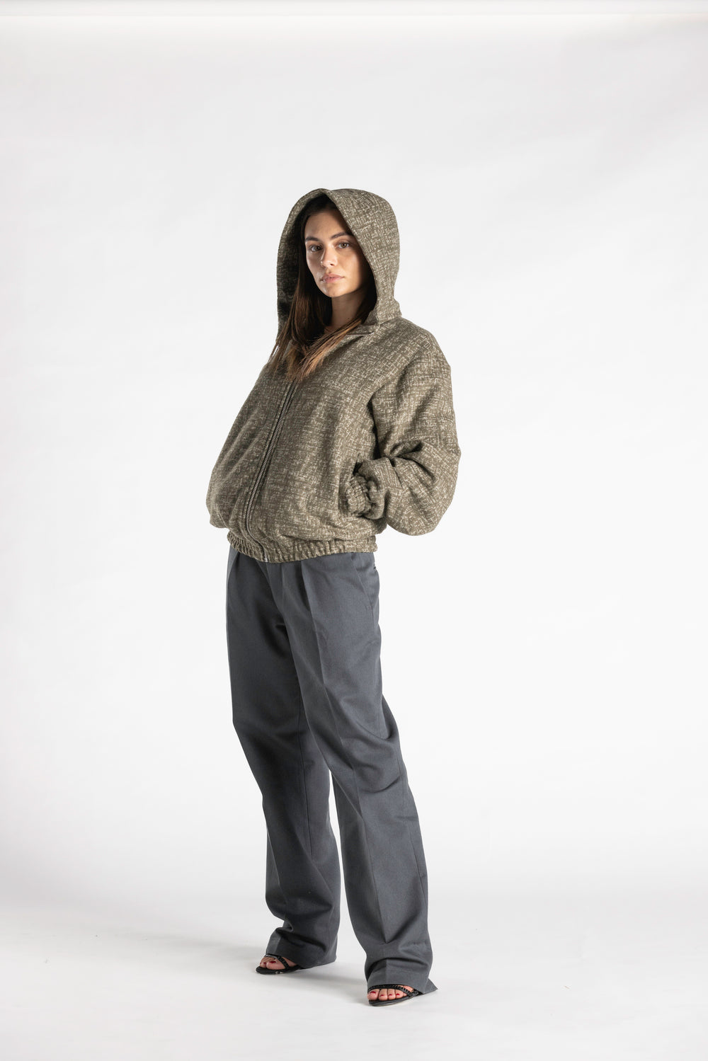 Piumino Antigua con cappuccio