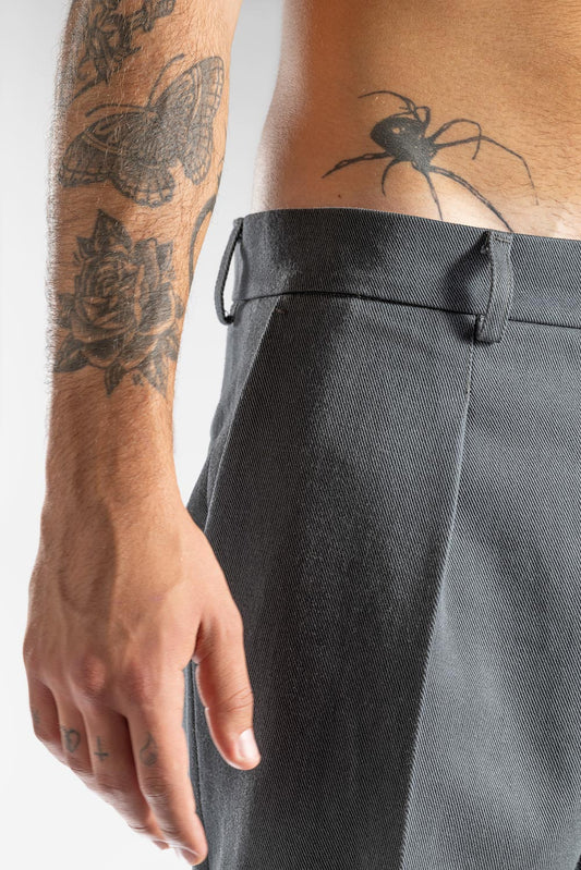 Pantalone Adam Drill 100% Cotone Grigio